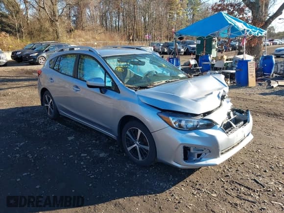✅ 2019 Subaru Impreza Premium • VIN: 4S3GTAC67K3746491 • Lot: 43815044. Listed on IAAI with 82,814 mi. Free auction sales archive from the USA and detailed vehicle history report at DreamBid. Image 1.