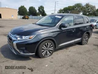 2019 Mitsubishi Outlander SE with VIN JA4AD3A34KZ044966, listed as a Copart auction lot 80615775 with 80,698 mi miles and Salvage title. Bid and sale history available at DreamBid. Image 1.