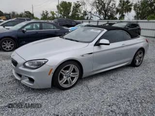 ✅ 2014 BMW 6 Series 640i • VIN: WBALW7C55EDX58960 • Lot: 57889065. Wystawiony na Copart z przebiegiem 70 335 mil. Bezpłatny archiwum sprzedaży aukcyjnych z USA i szczegółowy raport historii pojazdu na DreamBid. Zdjęcie 1.