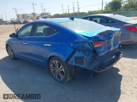✅ 2017 Hyundai Elantra Value Edition • VIN: 5NPD84LF5HH042051 • Lot: 43109961. Listed on IAAI with 184,574 mi. Free auction sales archive from the USA and detailed vehicle history report at DreamBid. Image 3.
