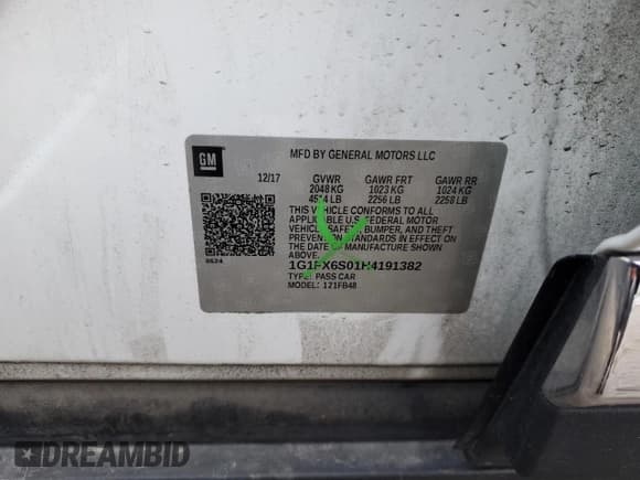 ✅ 2017 Chevrolet Bolt EV Premier • VIN: 1G1FX6S01H4191382 • Lot: 85051564. Wystawiony na Copart z przebiegiem 77 247 mil. Bezpłatny archiwum sprzedaży aukcyjnych z USA i szczegółowy raport historii pojazdu na DreamBid. Zdjęcie 12.