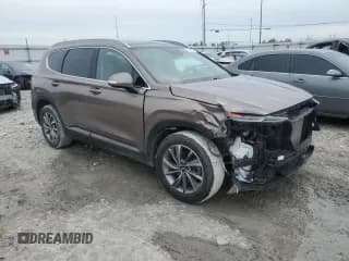 ✅ 2020 Hyundai Santa Fe Limited • VIN: 5NMS53AD1LH151124 • Lot: 52397674. Wystawiony na Copart z przebiegiem 43 377 mil. Bezpłatny archiwum sprzedaży aukcyjnych z USA i szczegółowy raport historii pojazdu na DreamBid. Zdjęcie 4.