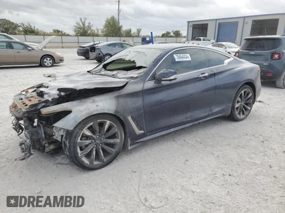 ✅ 2021 Infiniti Q60 Luxe • VIN: JN1EV7KL1MM470496 • Lot: 78464434. Listed on Copart with Not provided. Free auction sales archive from the USA and detailed vehicle history report at DreamBid. Image 1.