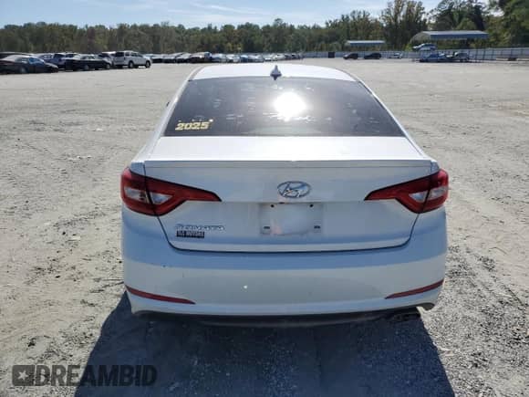 2017 Hyundai Sonata SE with VIN 5NPE24AF0HH510793, listed as a Copart auction lot 85164525 with 108,254 mi miles and Salvage title. Bid and sale history available at DreamBid. Image 6.