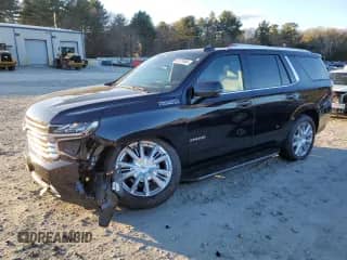 2024 Chevrolet Tahoe High Country с VIN 1GNSKTKL2RR107496, выставлен на аукционе Copart как лот 81970994 с пробегом 8 827 миль миль и Списание • Salvage title. История ставок и продаж доступна на DreamBid. Изображение 1.