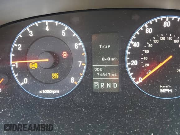 2007 Hyundai Azera SE with VIN KMHFC46F07A212403, listed as a Copart auction lot 43539535 with 74,847 mi miles and Salvage title. Bid and sale history available at DreamBid. Image 9.