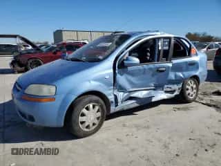 2005 Chevrolet Aveo LS с VIN KL1TD52665B399970, выставлен на аукционе Copart как лот 84402524 с пробегом 103 145 миль миль и Списание • Salvage title. История ставок и продаж доступна на DreamBid. Изображение 1.