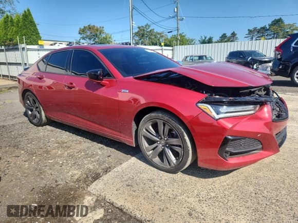 ✅ 2021 Acura TLX w/A-Spec Package • VIN: 19UUB5F54MA016215 • Lot: 66123255. Listed on Copart with 53,169 mi. Free auction sales archive from the USA and detailed vehicle history report at DreamBid. Image 4.
