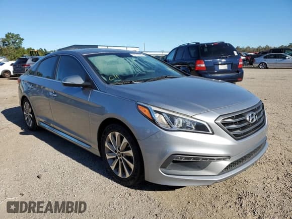 ✅ 2017 Hyundai Sonata Sport • VIN: 5NPE34AF1HH571647 • Лот: 62145602. Опубликован ранее на Copart с пробегом Не указан. Бесплатный доступ к архиву аукционных продаж из США и подробный отчёт об истории автомобиля на DreamBid. Изображение 1.