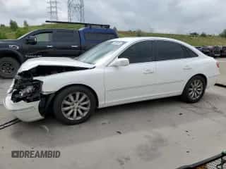 2009 Hyundai Azera Limited с VIN KMHFC46F59A343118, выставлен на аукционе Copart как лот 61096285 с пробегом 95 384 миль миль и На запчасти • Non repairable. История ставок и продаж доступна на DreamBid. Изображение 1.