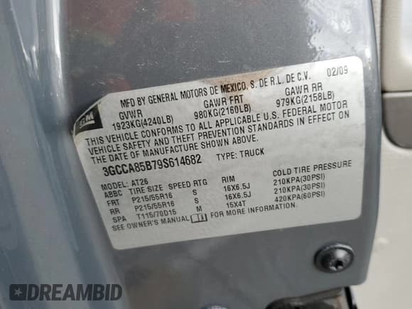 ✅ 2009 Chevrolet HHR LS • VIN: 3GCCA85B79S614682 • Лот: 82650955. Опубликован ранее на Copart с пробегом 218 996 миль. Бесплатный доступ к архиву аукционных продаж из США и подробный отчёт об истории автомобиля на DreamBid. Изображение 13.