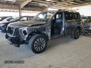 ✅ 2022 Nissan Armada SL • VIN: JN8AY2BB0N9810033 • Лот: 62679245. Опубликован ранее на Copart с пробегом 34 216 миль. Бесплатный доступ к архиву аукционных продаж из США и подробный отчёт об истории автомобиля на DreamBid. Изображение 1.