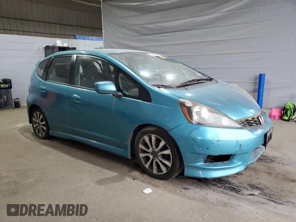 ✅ 2012 Honda Fit Sport • VIN: JHMGE8H53CC008612 • Lot: 95262165. Listed on Copart with Not provided. Free auction sales archive from the USA and detailed vehicle history report at DreamBid. Image 4.