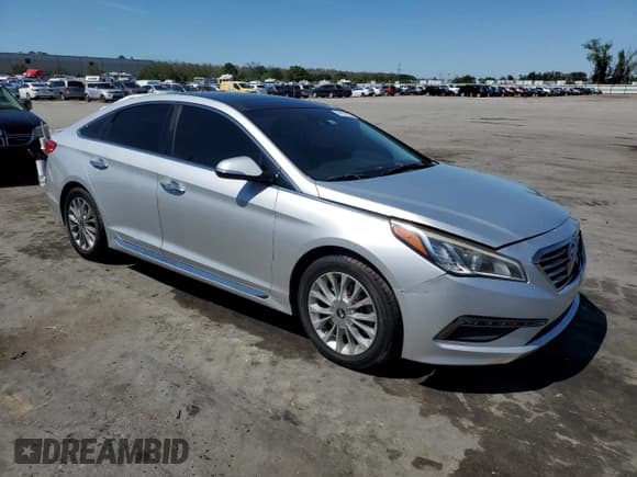 ✅ 2015 Hyundai Sonata Sport • VIN: 5NPE34AFXFH035423 • Лот: 44185143. Опубликован ранее на Copart с пробегом 94 485 миль. Бесплатный доступ к архиву аукционных продаж из США и подробный отчёт об истории автомобиля на DreamBid. Изображение 4.