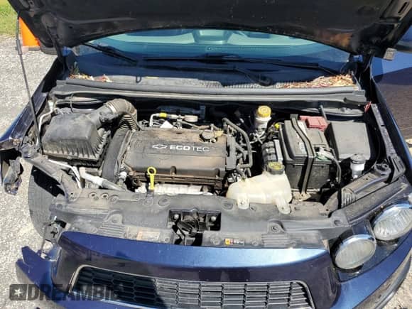 2016 Chevrolet Sonic LT z VIN 1G1JC5SH9G4158053, wystawiony jako Copart lot #69620014 z przebiegiem 87 671 mil mil oraz Czysty tytuł • Clean title. Historia ofert i sprzedaży dostępna na DreamBid. Obrazek 11.