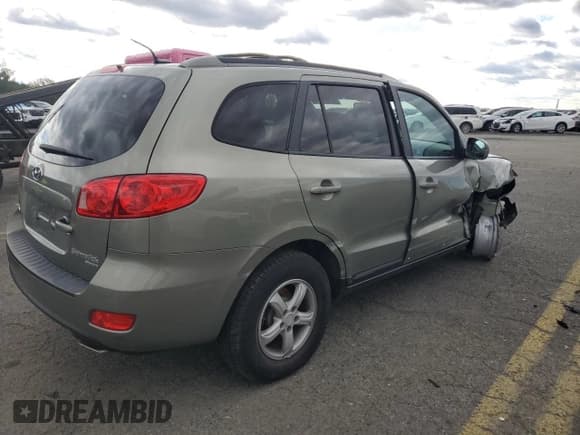 ✅ 2007 Hyundai Santa Fe GLS • VIN: 5NMSG73D27H104947 • Lot: 90691985. Listed on Copart with 89,054 mi. Free auction sales archive from the USA and detailed vehicle history report at DreamBid. Image 3.