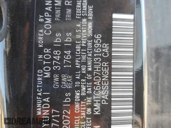 2017 Hyundai Veloster z VIN KMHTC6AD7HU316956, wystawiony jako Copart lot #81876095 z przebiegiem 83 047 mil mil oraz Czysty tytuł • Clean title. Historia ofert i sprzedaży dostępna na DreamBid. Obrazek 12.