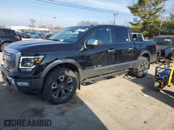 ✅ 2020 Nissan Titan Platinum Reserve • VIN: 1N6AA1ED3LN500872 • Lot: 43754975. Wystawiony na Copart z przebiegiem 51 323 mil. Bezpłatny archiwum sprzedaży aukcyjnych z USA i szczegółowy raport historii pojazdu na DreamBid. Zdjęcie 1.