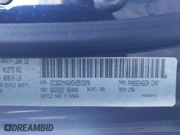 ✅ 2012 Dodge Challenger SXT • VIN: 2C3CDYAG0CH293320 • Lot: 41327797. Wystawiony na IAAI z przebiegiem 150 696 mil. Bezpłatny archiwum sprzedaży aukcyjnych z USA i szczegółowy raport historii pojazdu na DreamBid. Zdjęcie 9.