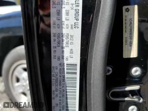 ✅ 2014 Jeep Patriot Sport • VIN: 1C4NJPBB9ED911454 • Lot: 86517465. Wystawiony na Copart z przebiegiem 145 863 mil. Bezpłatny archiwum sprzedaży aukcyjnych z USA i szczegółowy raport historii pojazdu na DreamBid. Zdjęcie 13.