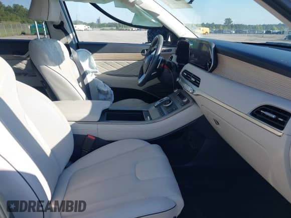 2022 Hyundai Palisade Calligraphy z VIN KM8R74HE0NU401635, wystawiony jako IAAI lot #43248516 z przebiegiem 18 784 mil mil oraz . Historia ofert i sprzedaży dostępna na DreamBid. Obrazek 5.