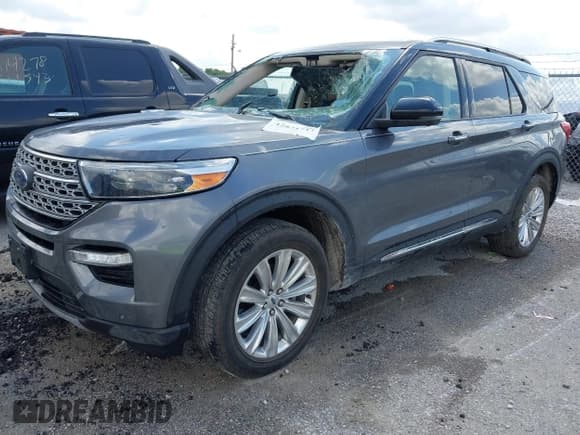 ✅ 2022 Ford Explorer Limited • VIN: 1FMSK8FH2NGC01651 • Lot: 42871711. Listed on IAAI with 53,440 mi. Free auction sales archive from the USA and detailed vehicle history report at DreamBid. Image 2.