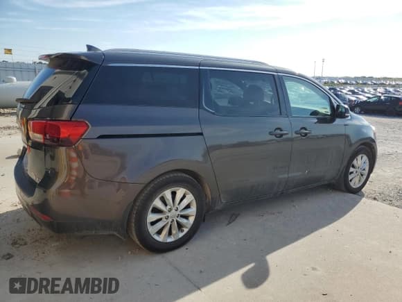 ✅ 2016 Kia Sedona SX • VIN: KNDMC5C17G6121853 • Lot: 70899235. Listed on Copart with 54,509 mi. Free auction sales archive from the USA and detailed vehicle history report at DreamBid. Image 3.