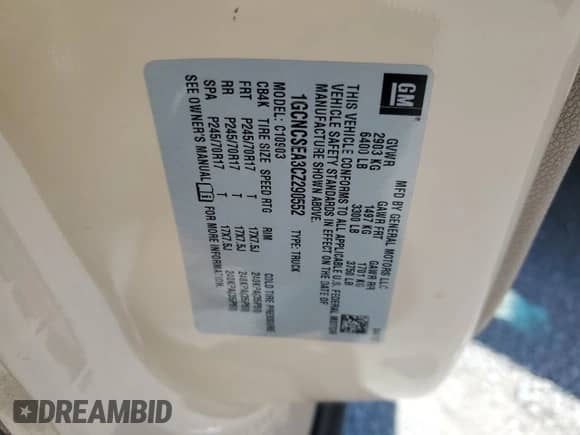 2012 Chevrolet Silverado 1500 LT with VIN 1GCNCSEA3CZ290552, listed as a Copart auction lot 59219175 with 300,758 mi miles and Salvage title. Bid and sale history available at DreamBid. Image 13.