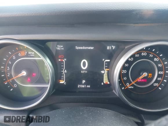 ✅ 2023 Jeep Wrangler Sport S • VIN: 1C4HJXDN4PW543700 • Lot: 42717039. Listed on IAAI with 21,061 mi. Free auction sales archive from the USA and detailed vehicle history report at DreamBid. Image 7.