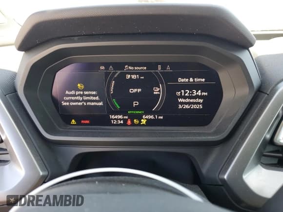 ✅ 2023 Audi Q4 e-tron Premium Plus • VIN: WA1L2BFZ5PP034049 • Lot: 50315915. Listed on Copart with 16,496 mi. Free auction sales archive from the USA and detailed vehicle history report at DreamBid. Image 9.