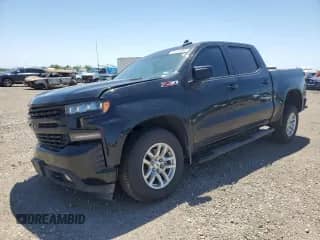 2021 Chevrolet Silverado 1500 RST with VIN 3GCUYEET0MG445690, listed as a Copart auction lot 51374945 with 67,761 mi miles and Salvage title. Bid and sale history available at DreamBid. Image 1.