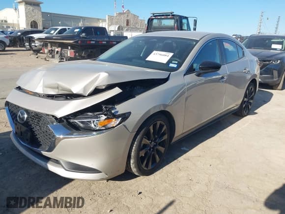 ✅ 2025 Mazda 3 S Select Sport • VIN: 3MZBPABM6SM466510 • Lot: 43796084. Listed on IAAI with 17,902 mi. Free auction sales archive from the USA and detailed vehicle history report at DreamBid. Image 2.