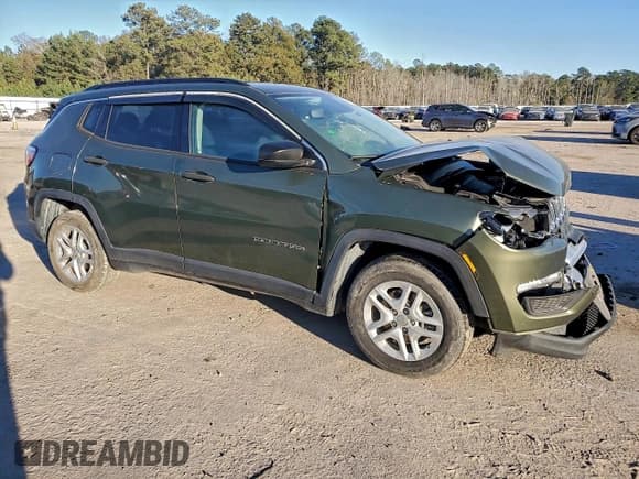 ✅ 2021 Jeep Compass Sport • VIN: 3C4NJCAB7MT588881 • Lot: 96462795. Listed on Copart with Not provided. Free auction sales archive from the USA and detailed vehicle history report at DreamBid. Image 4.