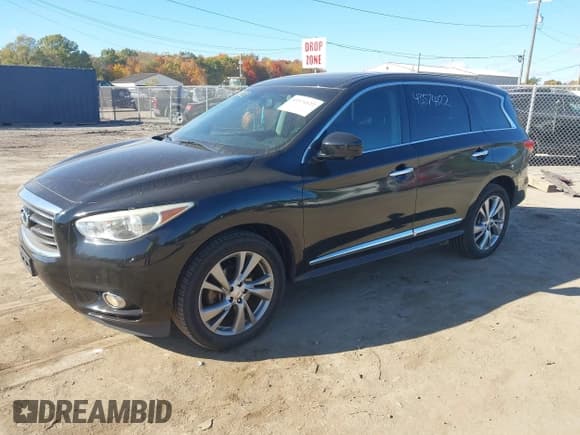 ✅ 2013 Infiniti JX35 • VIN: 5N1AL0MM8DC321728 • Лот: 43574122. Опубликован ранее на IAAI с пробегом 143 108 миль. Бесплатный доступ к архиву аукционных продаж из США и подробный отчёт об истории автомобиля на DreamBid. Изображение 2.