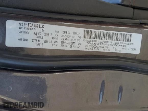 ✅ 2018 Dodge Durango GT • VIN: 1C4RDHDGXJC239704 • Lot: 80748025. Wystawiony na Copart z przebiegiem 131 133 mil. Bezpłatny archiwum sprzedaży aukcyjnych z USA i szczegółowy raport historii pojazdu na DreamBid. Zdjęcie 13.