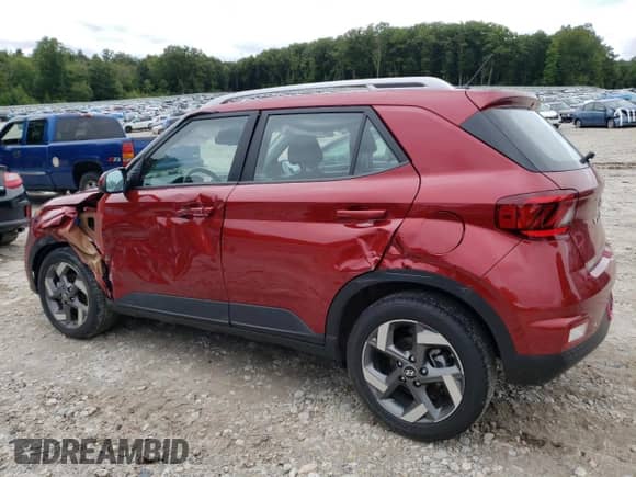 2024 Hyundai Venue SEL with VIN KMHRC8A32RU313087, listed as a Copart auction lot 67907254 with 9,966 mi miles and Salvage title. Bid and sale history available at DreamBid. Image 2.