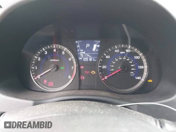 2014 Hyundai Accent GS z VIN KMHCT5AE5EU170717, wystawiony jako IAAI lot #43089589 z przebiegiem 109 181 mil mil oraz . Historia ofert i sprzedaży dostępna na DreamBid. Obrazek 7.