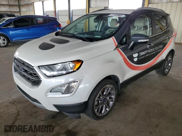 ✅ 2021 Ford EcoSport Titanium • VIN: MAJ3S2KE1MC439567 • Лот: 51153965. Опубликован ранее на Copart с пробегом 113 468 миль. Бесплатный доступ к архиву аукционных продаж из США и подробный отчёт об истории автомобиля на DreamBid. Изображение 1.