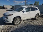 ✅ 2018 Jeep Cherokee Overland • VIN: 1C4PJMJX3JD594608 • Lot: 82244995. Listed on Copart with 103,989 mi. Free auction sales archive from the USA and detailed vehicle history report at DreamBid. Image 1.