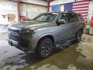 2022 Chevrolet Tahoe Z71 with VIN 1GNSKPKD4NR337244, listed as a Copart auction lot 43533405 with 25,849 mi miles and Salvage title. Bid and sale history available at DreamBid. Image 1.