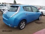 ✅ 2011 Nissan LEAF SL • VIN: JN1AZ0CP0BT001317 • Lot: 42976515. Listed on IAAI with 118,835 mi. Free auction sales archive from the USA and detailed vehicle history report at DreamBid. Image 4.