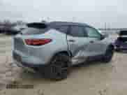 2024 Chevrolet Blazer LT z VIN 3GNKBJR46RS176627, wystawiony jako Copart lot #85931884 z przebiegiem 12 363 mil mil oraz Szkoda całkowita • Salvage title. Historia ofert i sprzedaży dostępna na DreamBid. Obrazek 3.