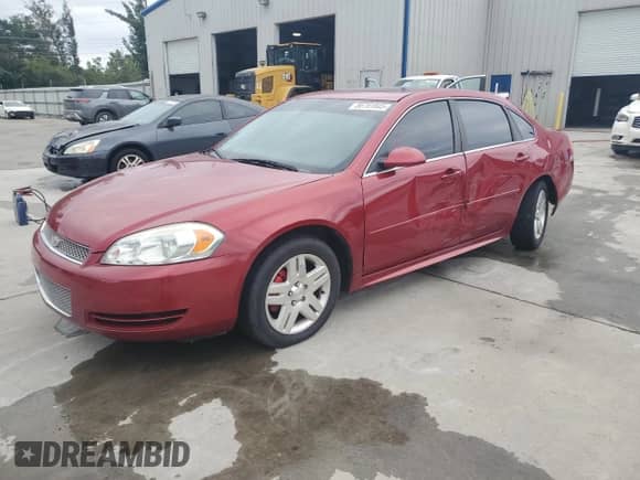 2014 Chevrolet Impala LT с VIN 2G1WB5E37E1122105, выставлен на аукционе Copart как лот 80791845 с пробегом 153 348 миль миль и Списание • Salvage title. История ставок и продаж доступна на DreamBid. Изображение 1.