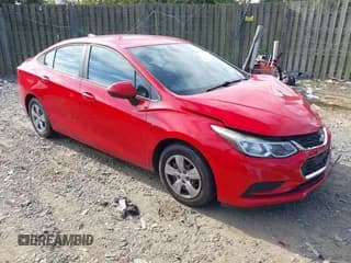 ✅ 2016 Chevrolet Cruze LS • VIN: 1G1BC5SM1G7242822 • Lot: 43324836. Listed on IAAI with 153,041 mi. Free auction sales archive from the USA and detailed vehicle history report at DreamBid. Image 1.