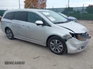 ✅ 2015 Honda Odyssey Touring Elite • VIN: 5FNRL5H93FB115023 • Lot: 43558983. Listed on IAAI with 98,221 mi. Free auction sales archive from the USA and detailed vehicle history report at DreamBid. Image 1.