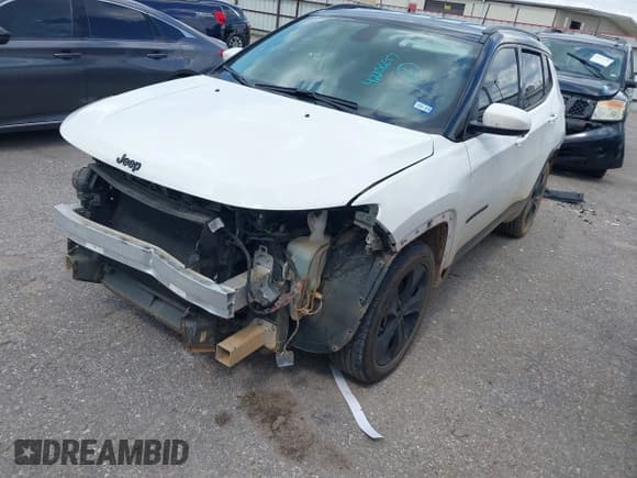 ✅ 2020 Jeep Compass Latitude • VIN: 3C4NJCBB9LT126299 • Lot: 42206657. Listed on IAAI with 60,550 mi. Free auction sales archive from the USA and detailed vehicle history report at DreamBid. Image 2.