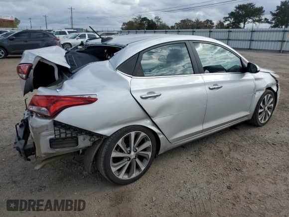 2021 Hyundai Accent Limited с VIN 3KPC34A64ME145005, выставлен на аукционе Copart как лот 85320034 с пробегом 43 701 миль миль и Списание • Salvage title. История ставок и продаж доступна на DreamBid. Изображение 3.