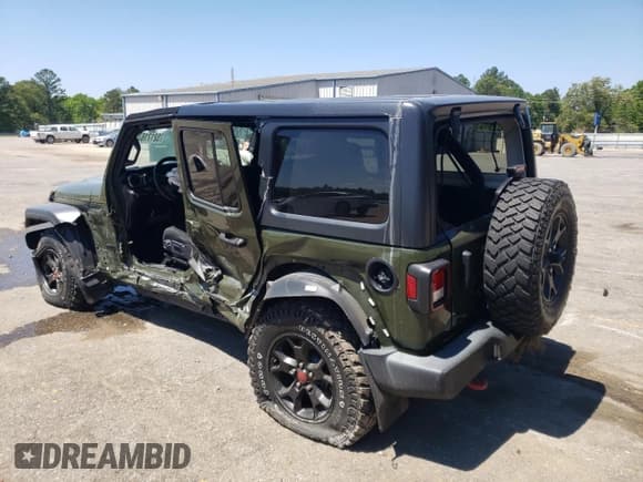✅ 2021 Jeep Wrangler Unlimited Sport • VIN: 1C4HJXDG3MW664439 • Lot: 52171635. Listed on Copart with Not provided. Free auction sales archive from the USA and detailed vehicle history report at DreamBid. Image 2.