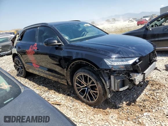 ✅ 2020 Audi SQ8 Prestige • VIN: WA1CWAF14LD023953 • Lot: 58350744. Listed on Copart with 37,706 mi. Free auction sales archive from the USA and detailed vehicle history report at DreamBid. Image 4.