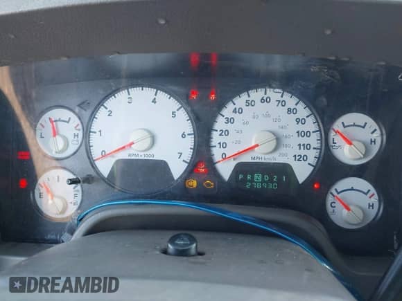 2006 Dodge 1500 SLT z VIN 1D3HA18206J179422, wystawiony jako IAAI lot #43356576 z przebiegiem 278 930 mil mil oraz . Historia ofert i sprzedaży dostępna na DreamBid. Obrazek 7.